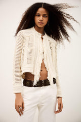 Knit Cardigan Bianca Off-White