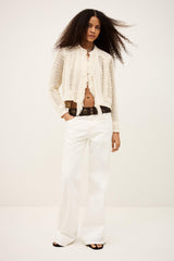 Knit Cardigan Bianca Off-White