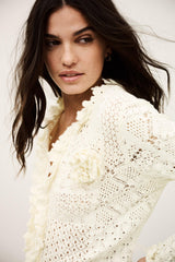 Knit Cardigan Soria Off-White