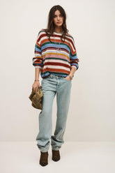 Oversize Striped Sweater Serena Multicolored