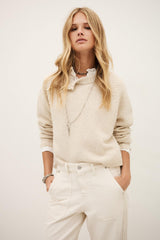 Cropped Sweater Corvy Beige