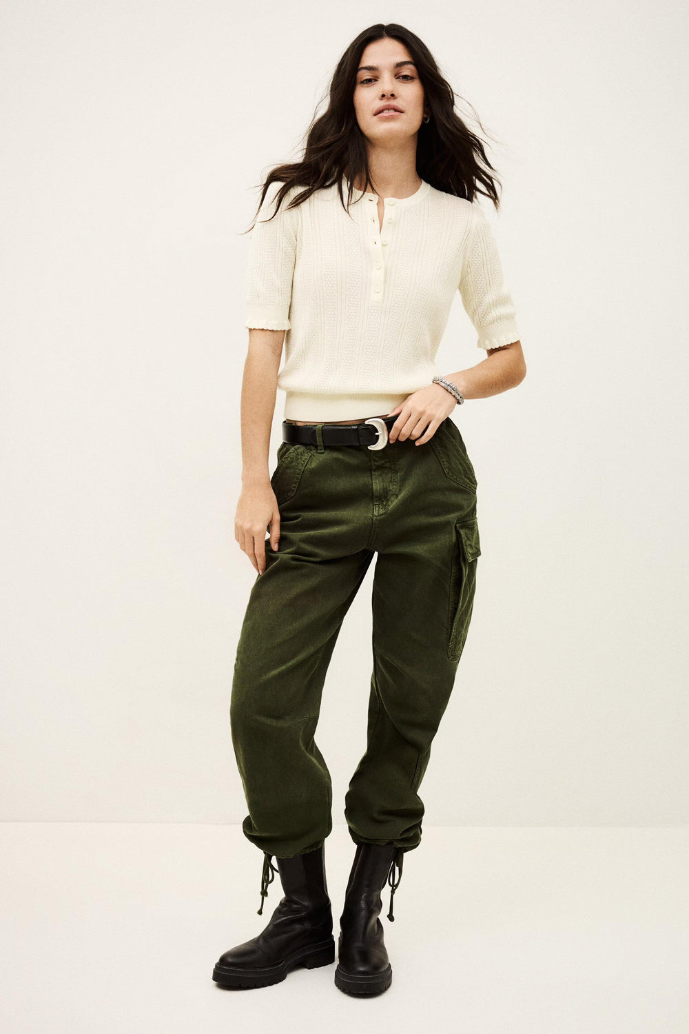 Knit Sweater Viola Off-White