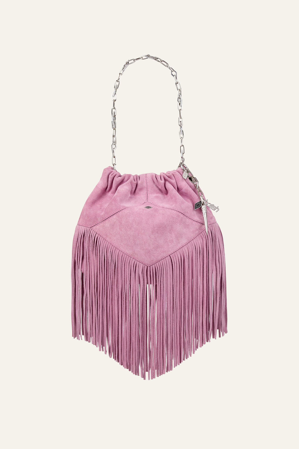 Mini Suede Bag June Pink