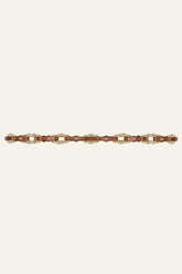 Leather Statement Belt Baptiste Brown