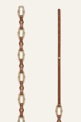 Leather Statement Belt Baptiste Brown