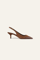 Slingback Heels Casta Brown