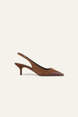 Slingback Heels Casta Brown
