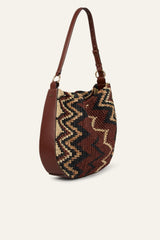 Raffia Hobo Bag Arya Multicolored