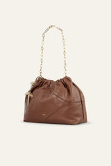 Mini Leather Bag June Brown