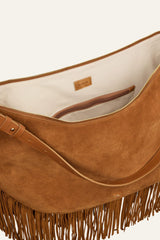 Fringed Bag Swing Brown
