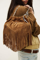 Mini Suede Bag June Brown