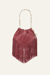 Mini Suede Bag June Pink