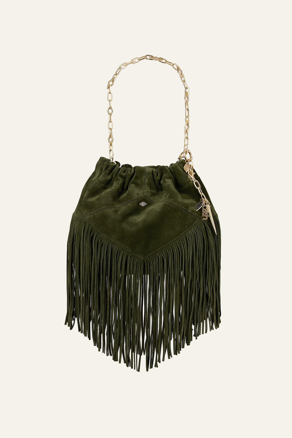 Mini Suede Bag June Green