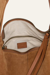 Suede Hobo Bag Youyou Brown