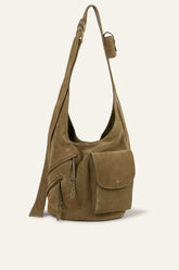 Multi-Pocket Bucket Bag Youyou Green