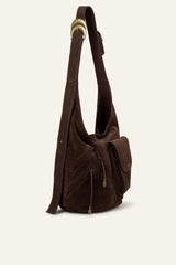 Multi-Pocket Bucket Bag Youyou Brown