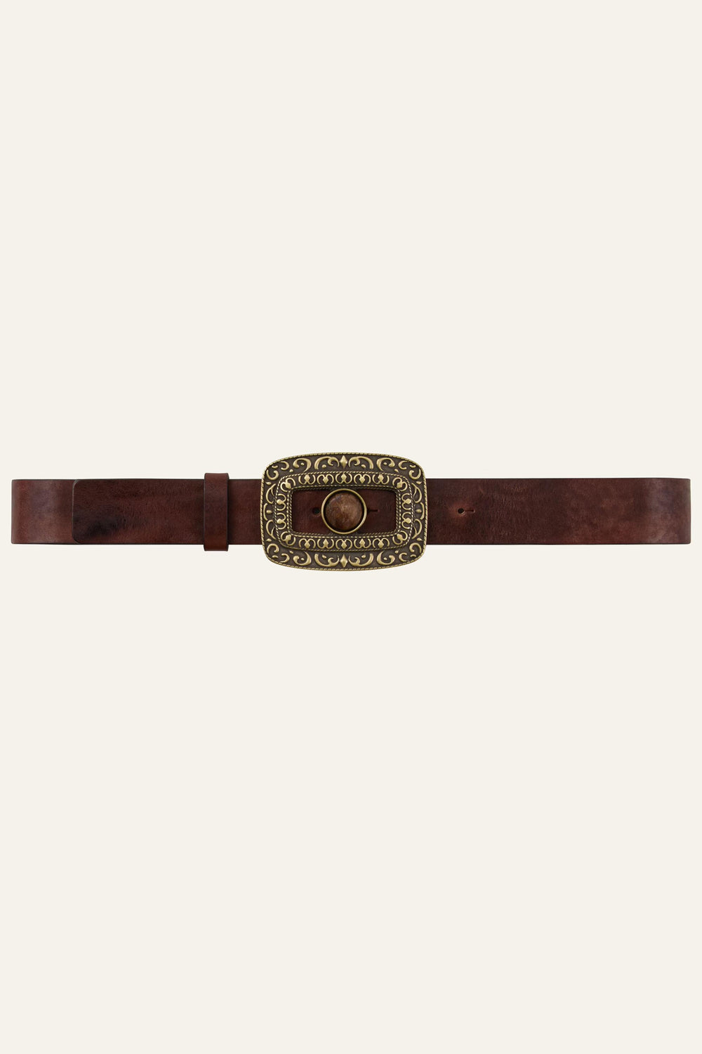 Leather Belt Boni Brown