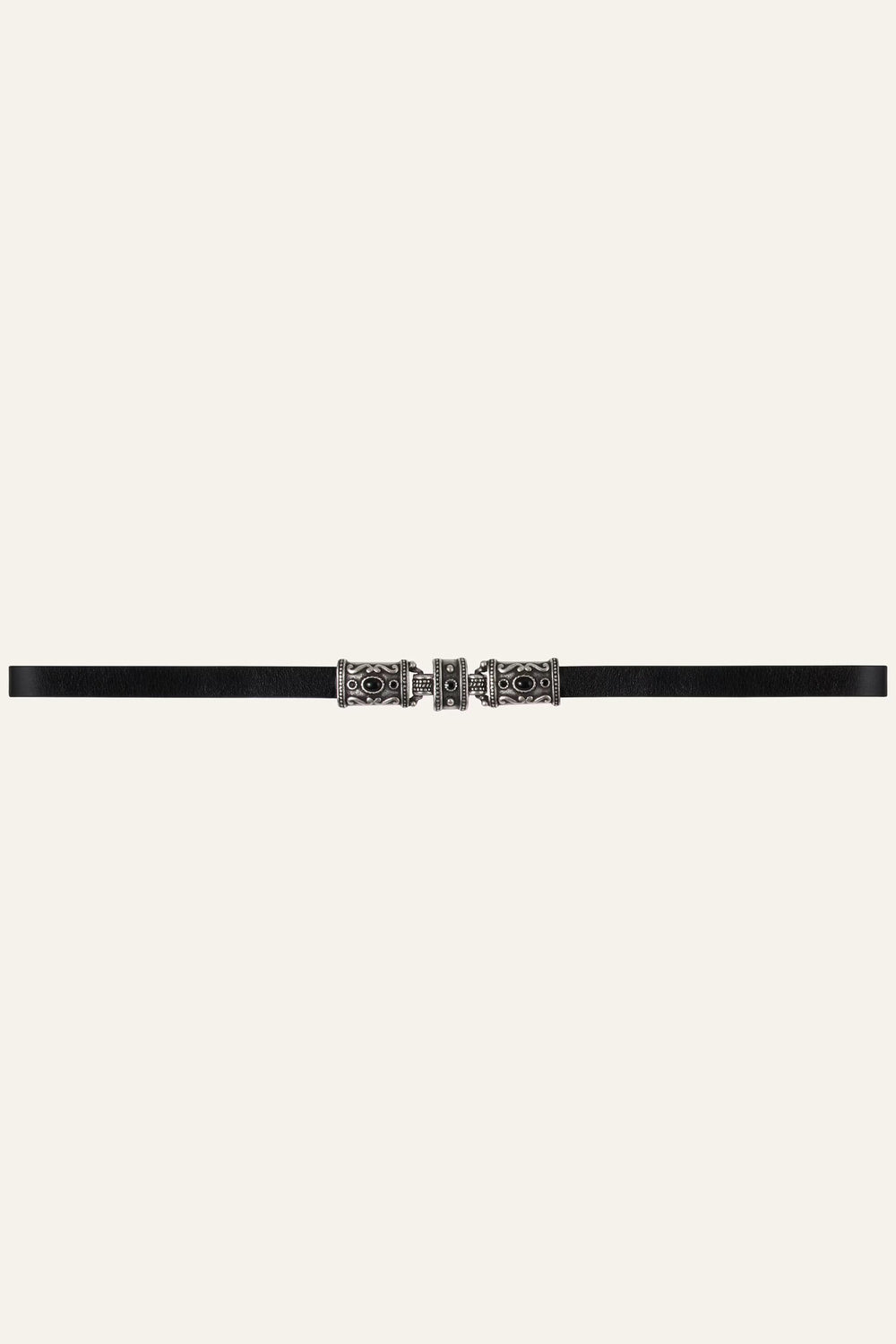 Leather Belt Bara Black