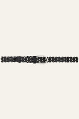 Braided Leather Belt Beck Black