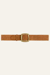 Wide Belt Bianca Brown