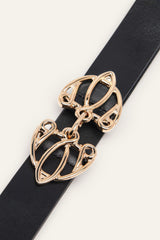 Belt With Finely Crafted Buckle Bilissi Black