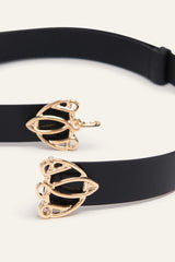 Belt With Finely Crafted Buckle Bilissi Black
