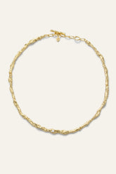 Zircon Chain Necklace Wendy Gold