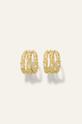 Zircon Earrings Perrine Gold