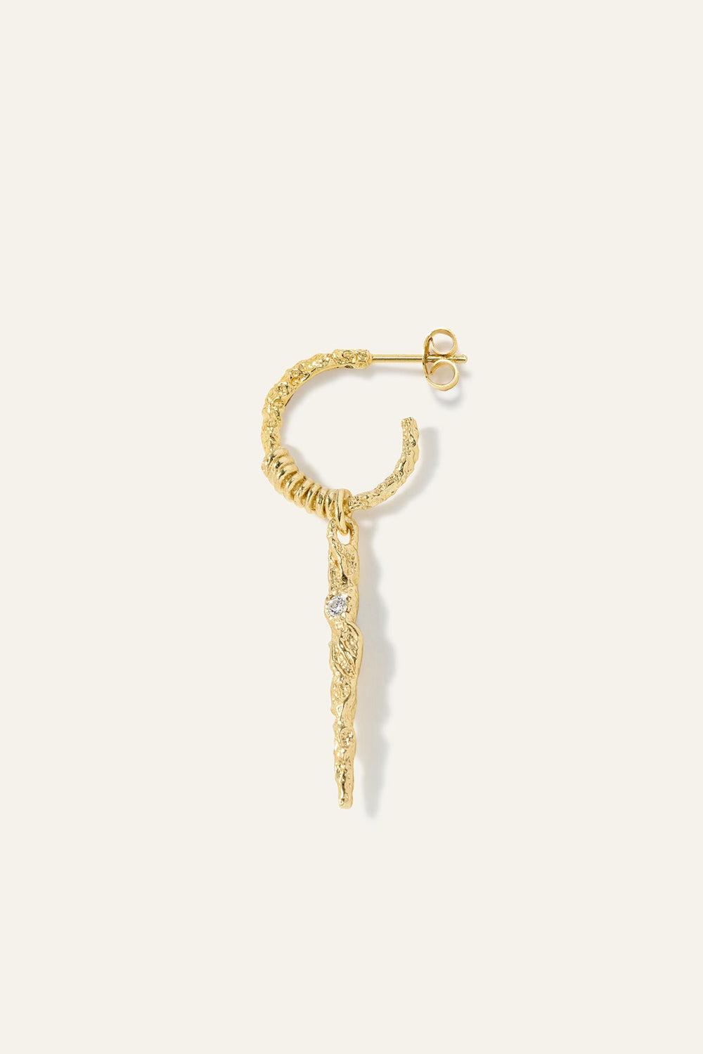 Zircon Earring Oudi Gold