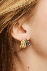 Zircon Earrings Perrine Gray