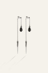 Earrings Oskar Gray