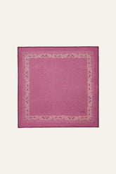 Patterned Bandana Scarf Fary Pink