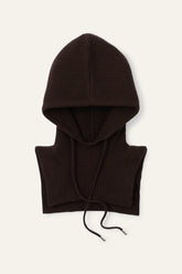 Hooded Neck Warmer Cadetto Brown