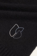 Long Knitted Scarf Comie Black