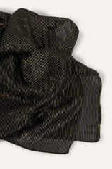 Metallic Scarf Cloe Black