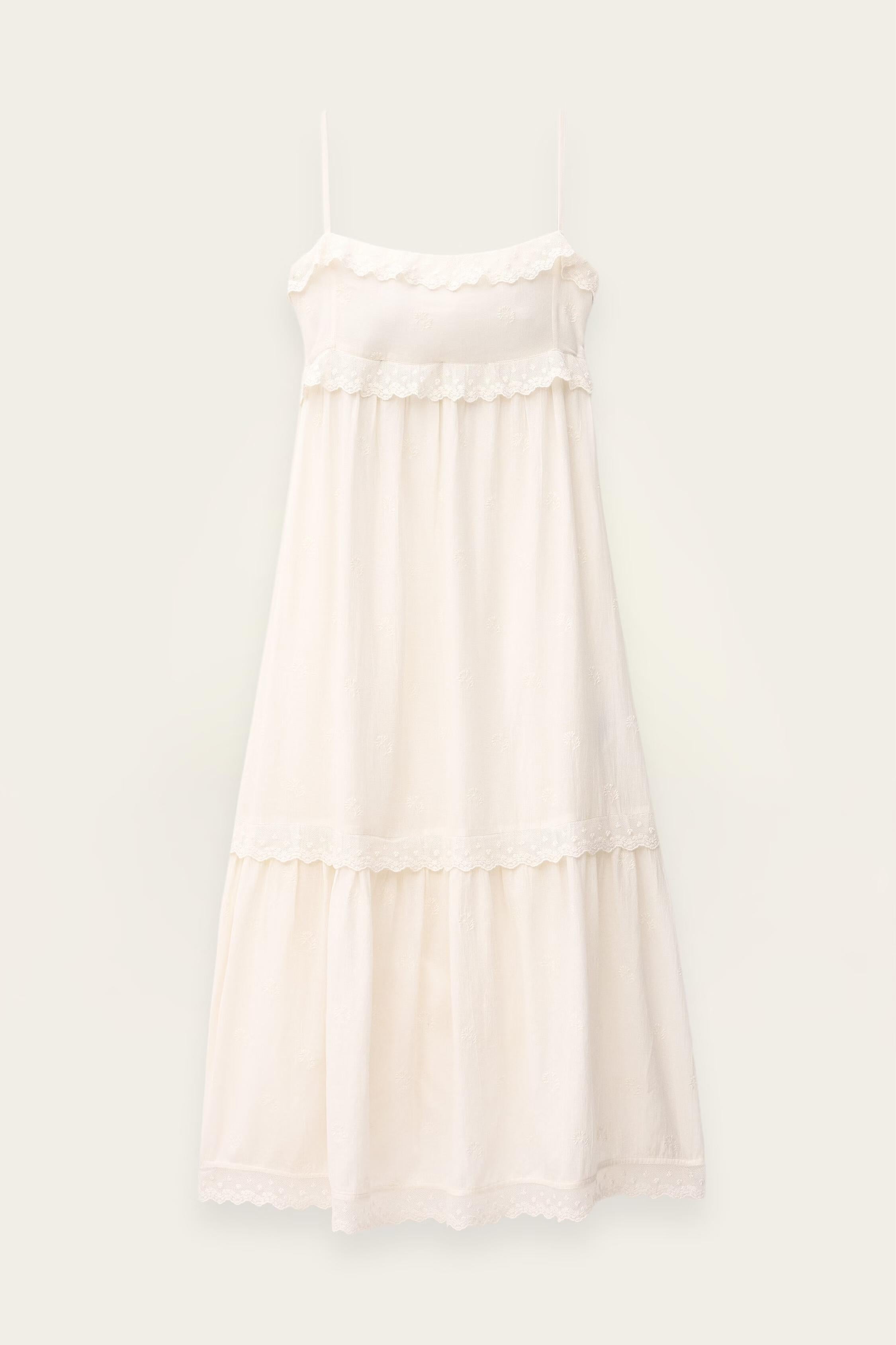 Elegant Midi Dress Penny Off-White