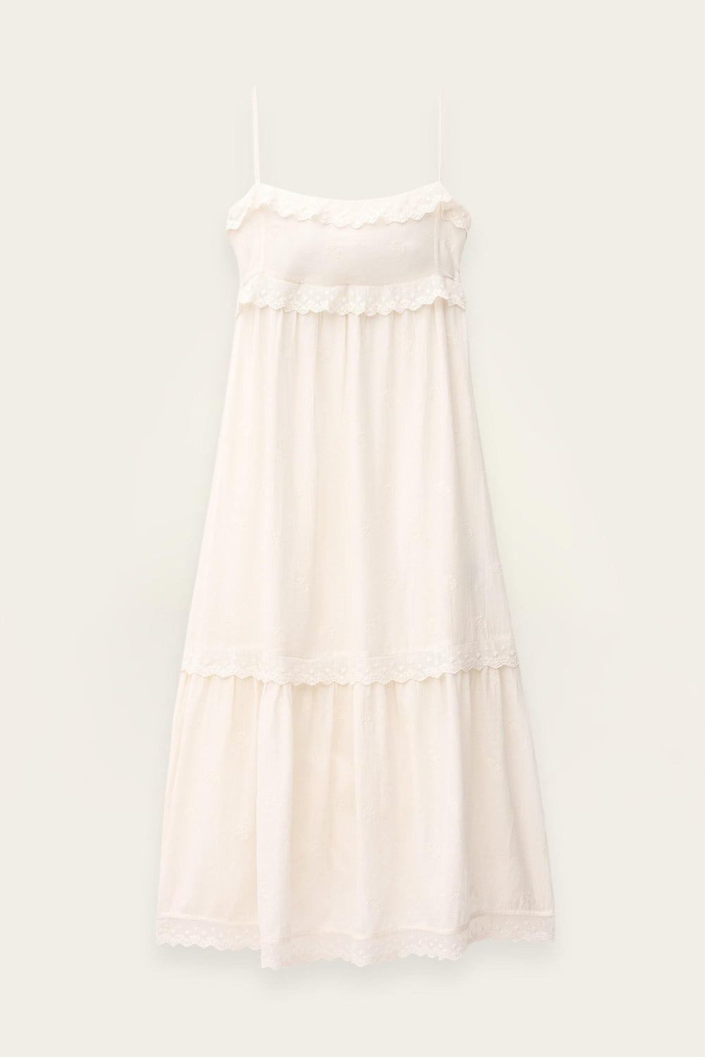 Elegant Midi Dress Penny Off-White