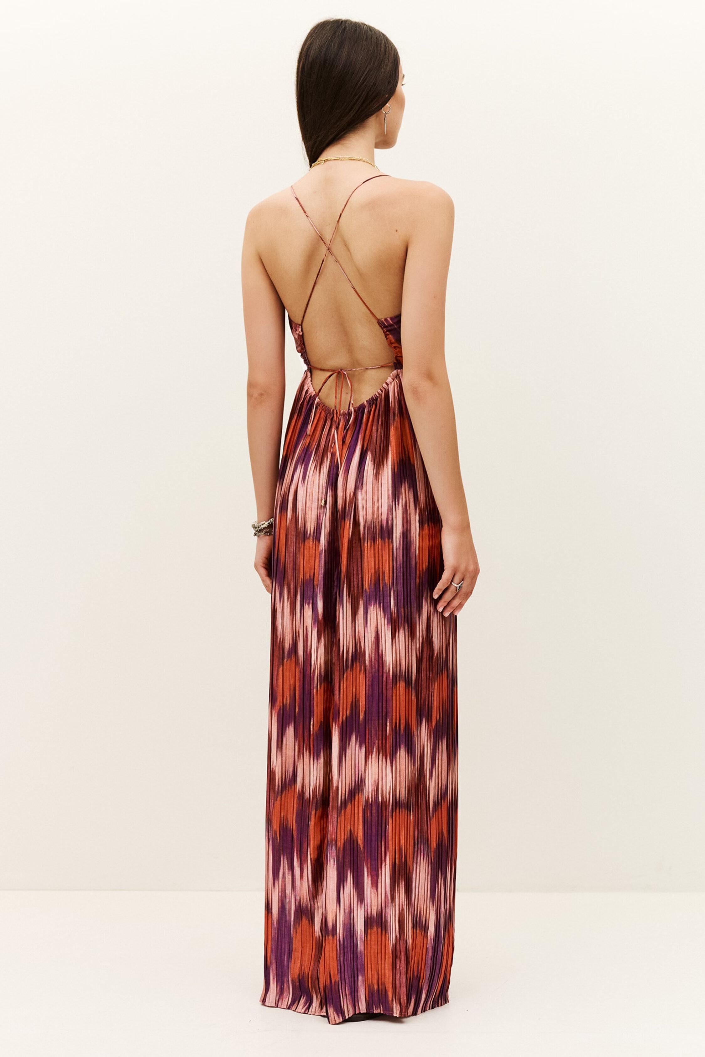 Patterned Maxi Dress Anaelle Orange