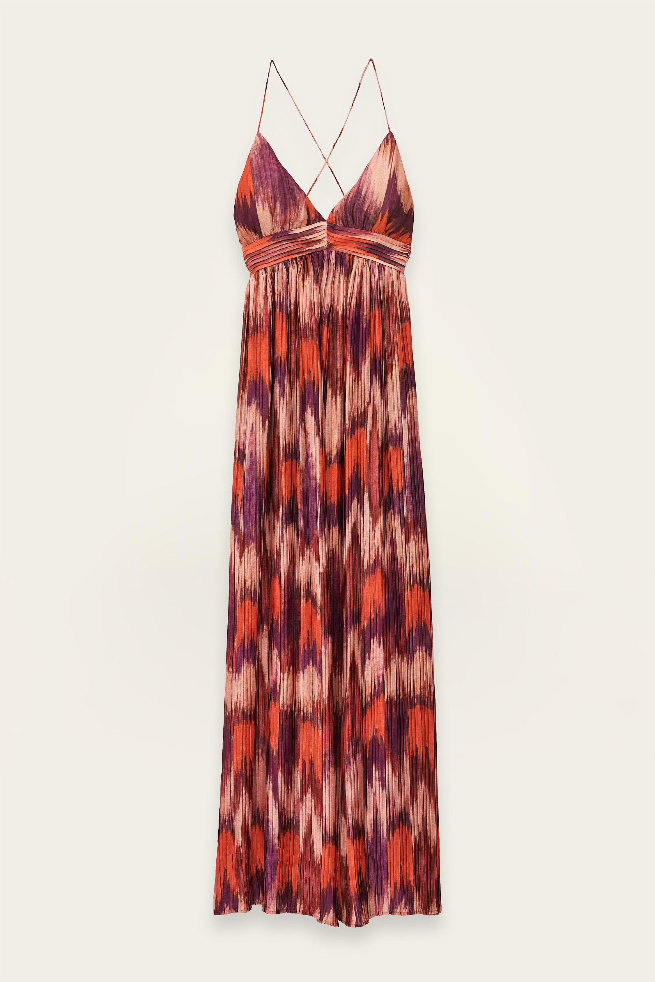 Patterned Maxi Dress Anaelle Orange