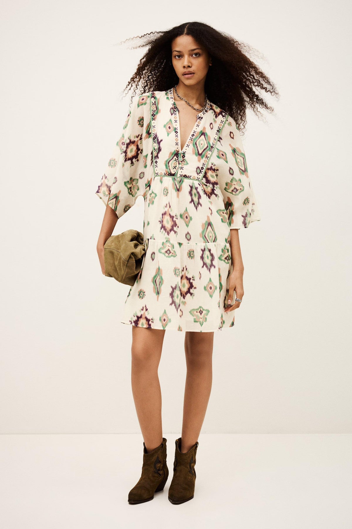 Mini Dress Olalie Off-White