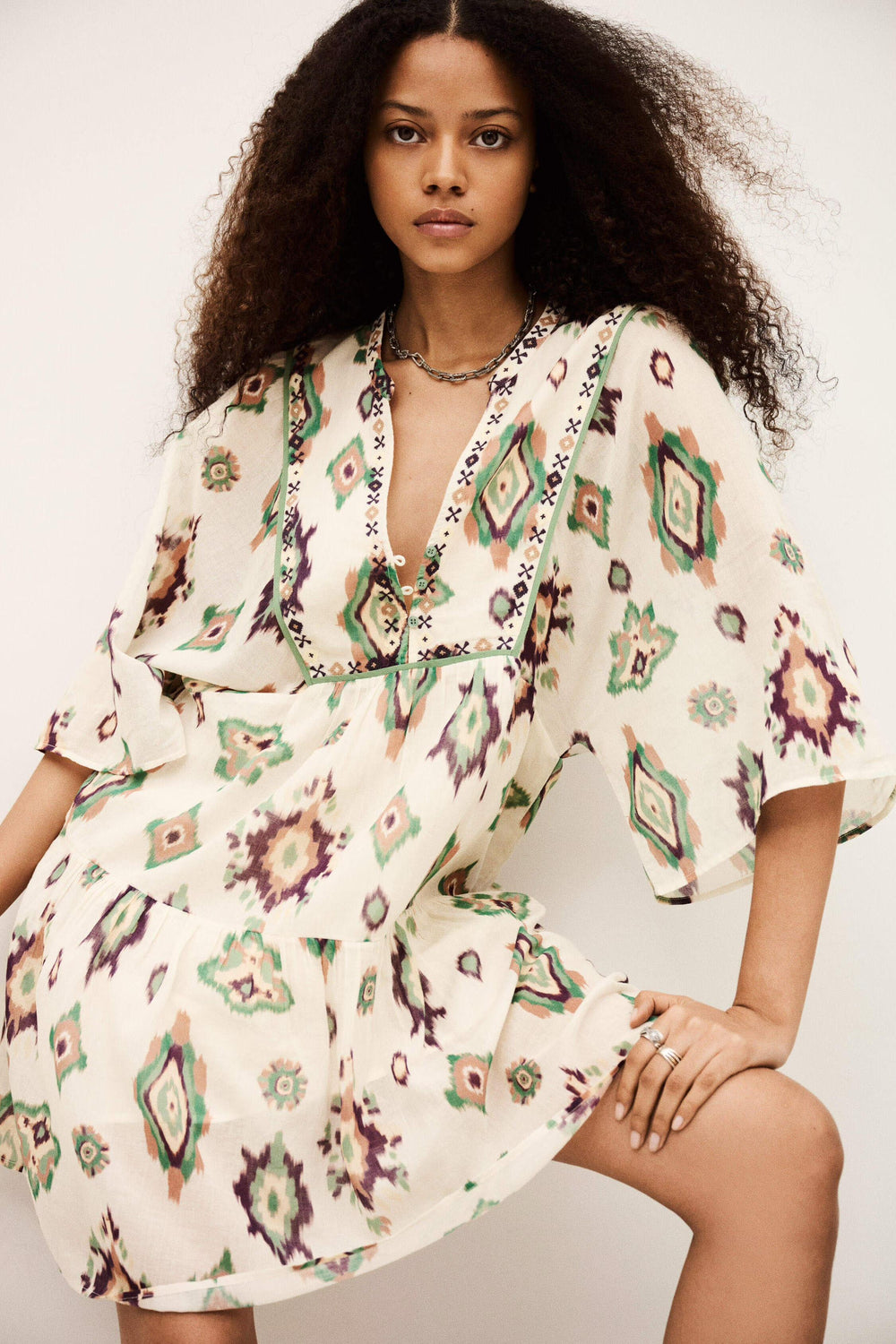 Mini Dress Olalie Off-White