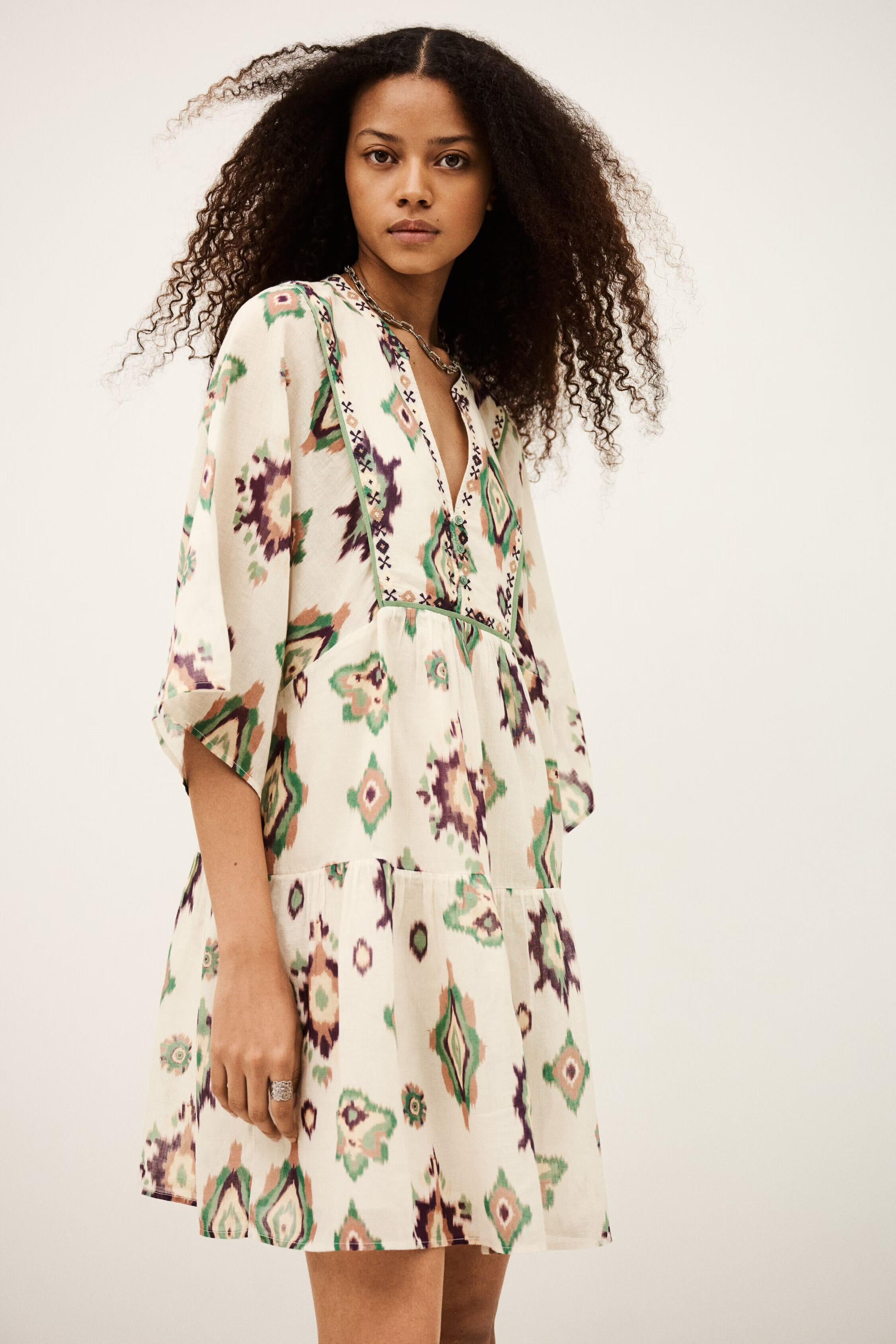 Mini Dress Olalie Off-White