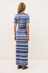 Striped Knitted Maxi Dress Tonnie Multicolored