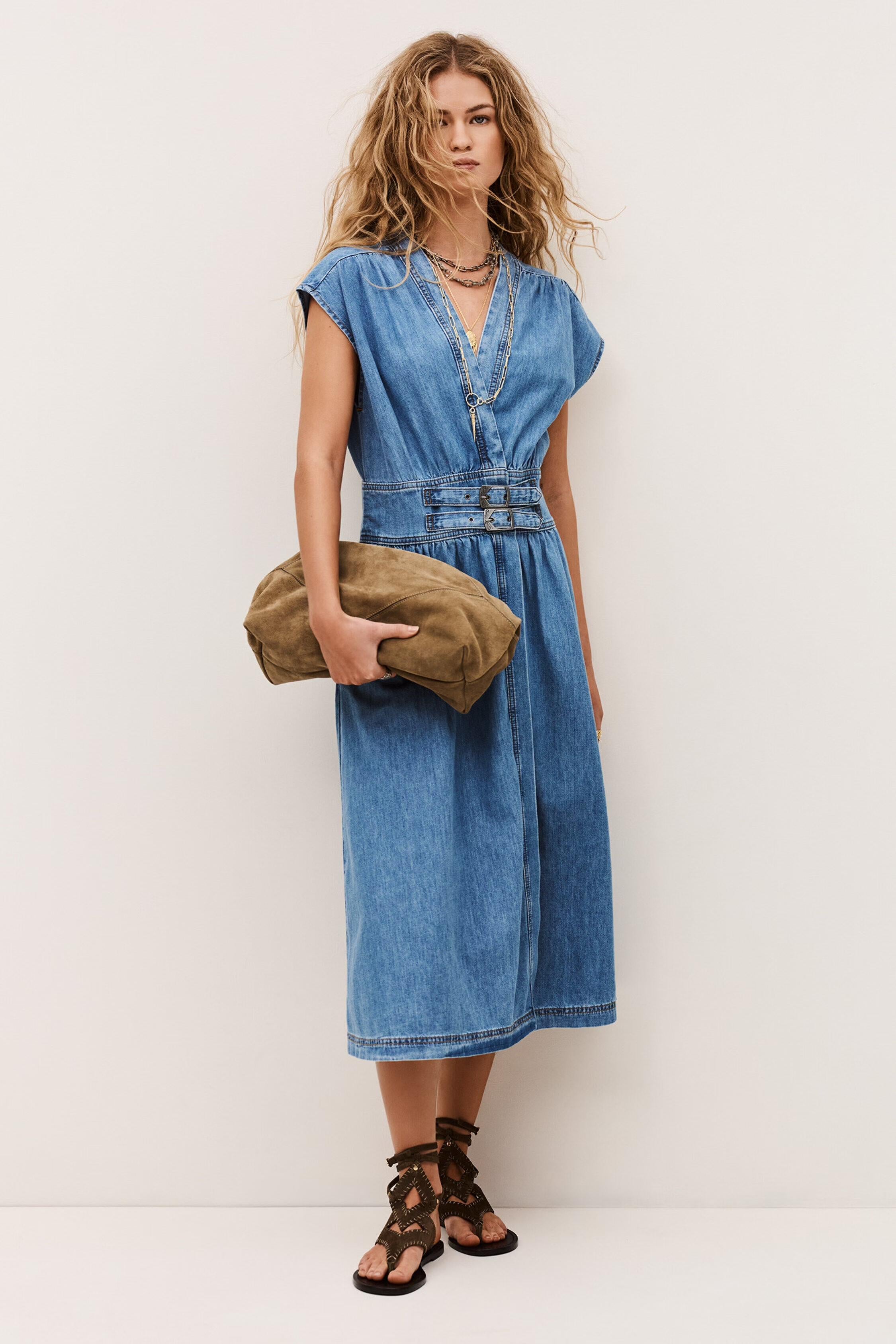 Midi Dress Love Blue