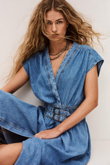 Midi Dress Love Blue