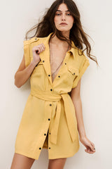 Mini Dress Diala Yellow
