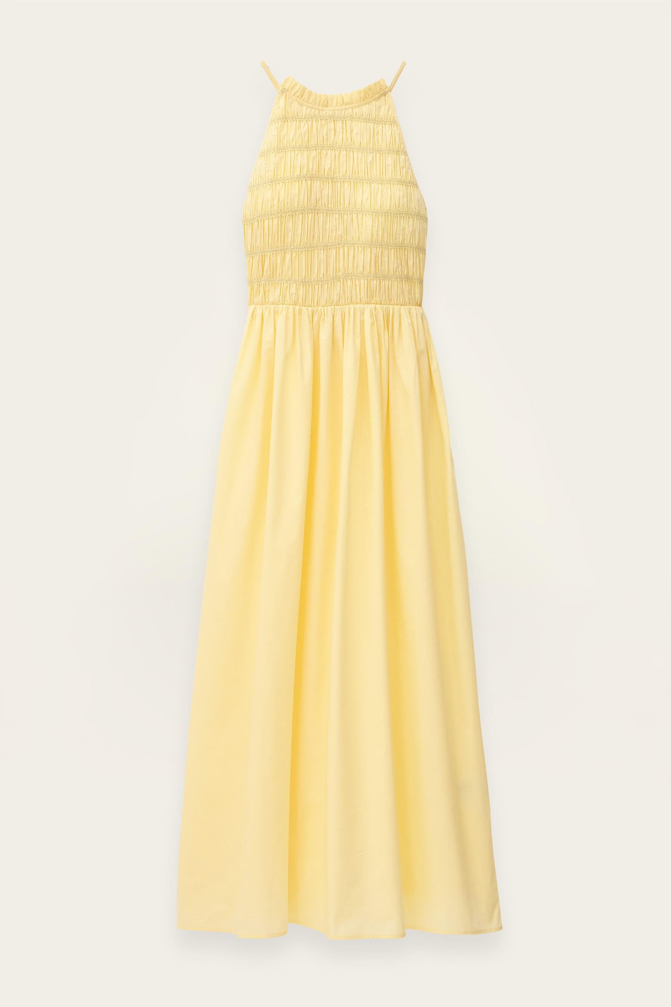 Smocked Maxi Dress Eris Yellow