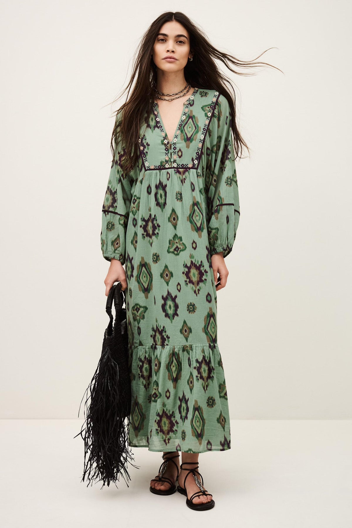 Midi Dress Oelia Green