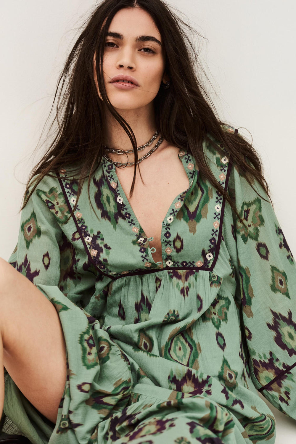 Midi Dress Oelia Green