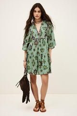 Mini Dress Olalie Green